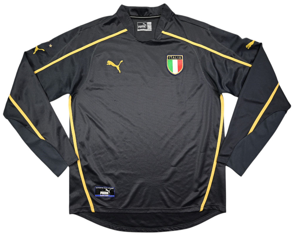 Maillot Italie Extérieur Puma 2003-04 Manches Longues Vintage