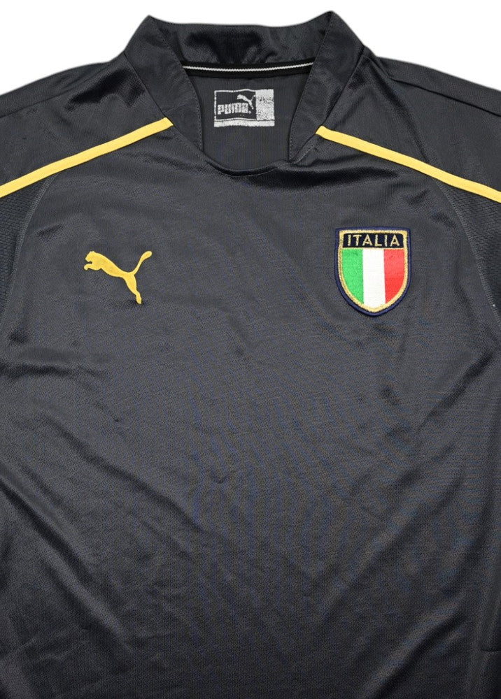 Maillot Italie Extérieur Puma 2003-04 Manches Longues Vintage