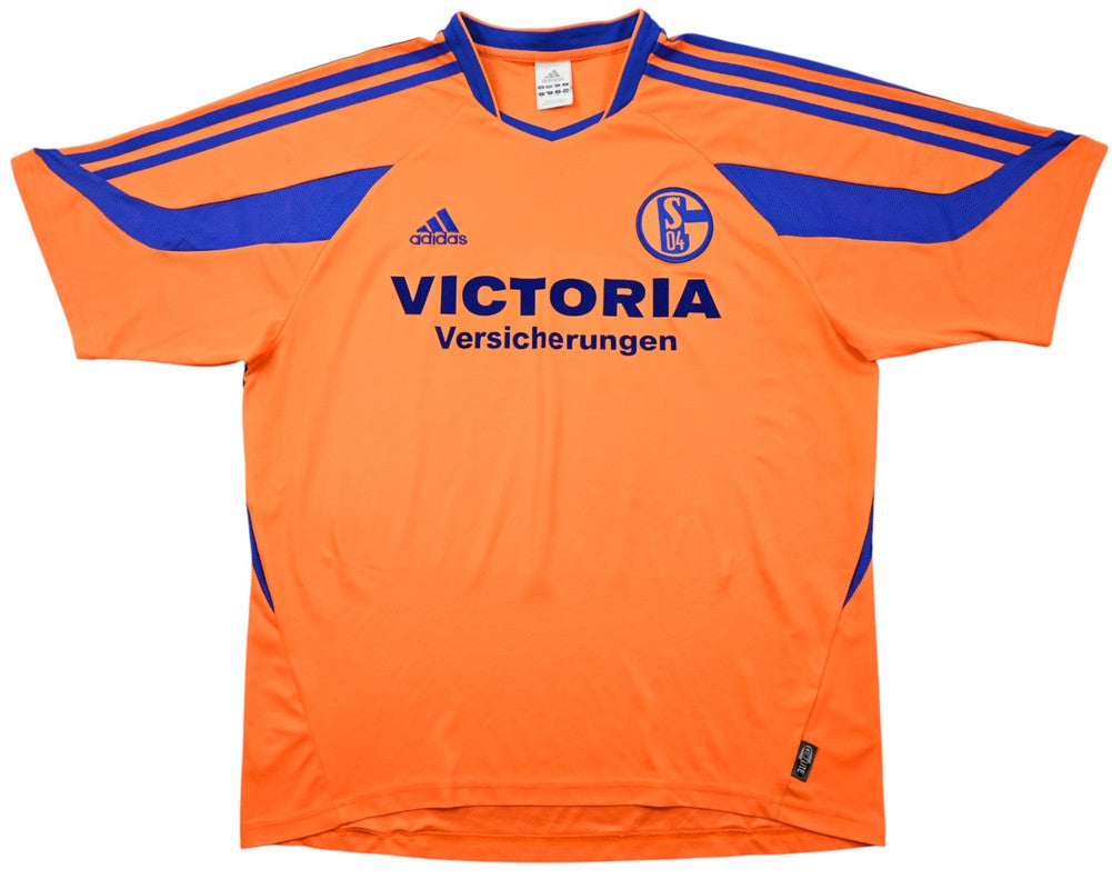 Maillot Schalke 04 Extérieur 2003-04 Adidas Victoria vintage