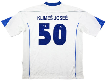 Maillot Slovan Liberec 2003-04 Diadora Domicile Klimes Vintage