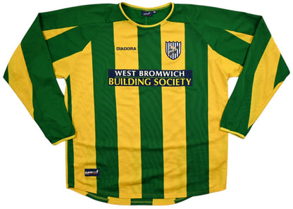 Maillot West Bromwich Albion Domicile 2003-04 Diadora Vintage