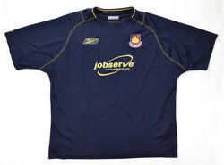 Maillot West Ham 2003-04 Reebok Domicile JobServe Vintage