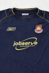 Maillot West Ham 2003-04 Reebok Domicile JobServe Vintage