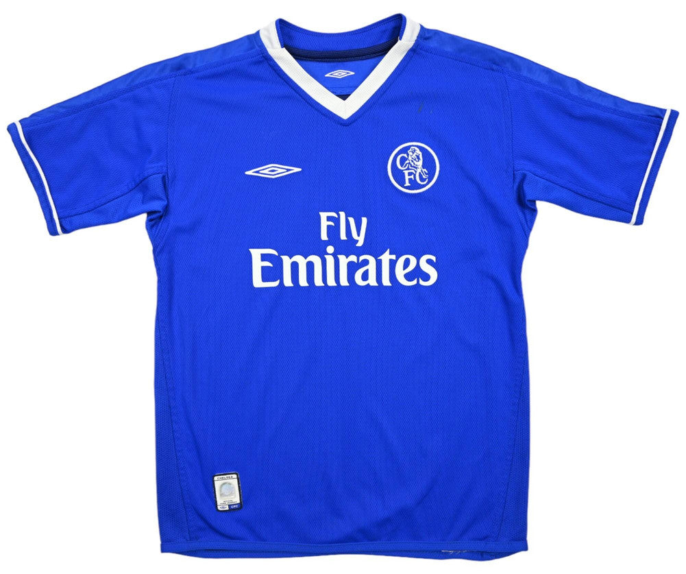 Maillot Chelsea Domicile Umbro 2003-05 Vintage Fly Emirates