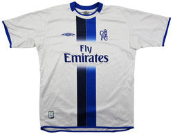Maillot Chelsea Extérieur 2003-05 Umbro Fly Emirates vintage L