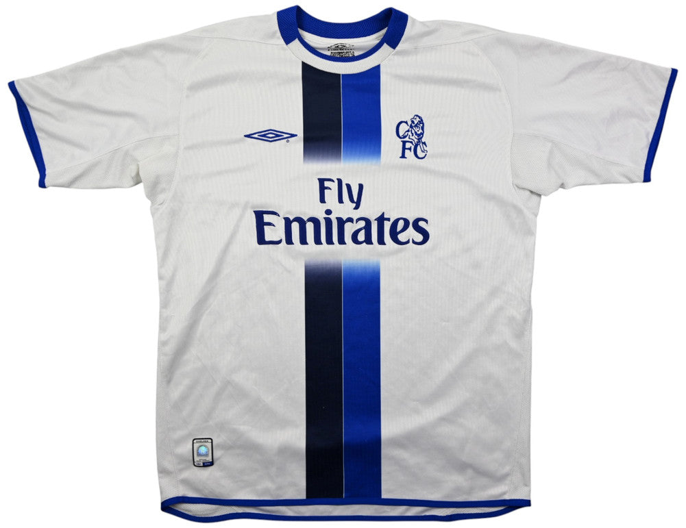 Maillot Chelsea Extérieur 2003-05 Umbro Fly Emirates vintage L