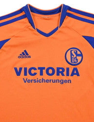 Maillot Schalke 04 Extérieur 2003-05 Adidas Vintage — L Boys