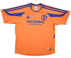 Maillot Extérieur Schalke 04 2003-05 Adidas Vintage XL Boys