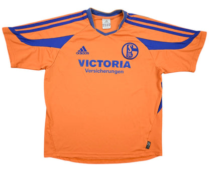Maillot Extérieur Schalke 04 2003-05 Adidas Vintage XL Boys