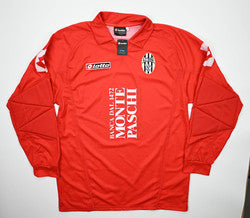 Maillot AC Siena 2004-05 Lotto Manches Longues Domicile Vintage