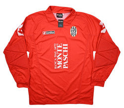 Maillot AC Siena 2004-05 Lotto Manches Longues Domicile Vintage