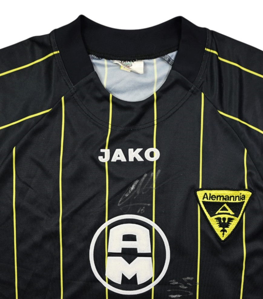 Maillot Alemannia Aachen 2004-05 Extérieur Jako vintage signé