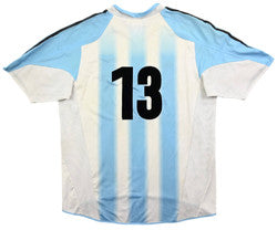 Maillot Argentine Domicile 2004-05 Adidas #13 Vintage