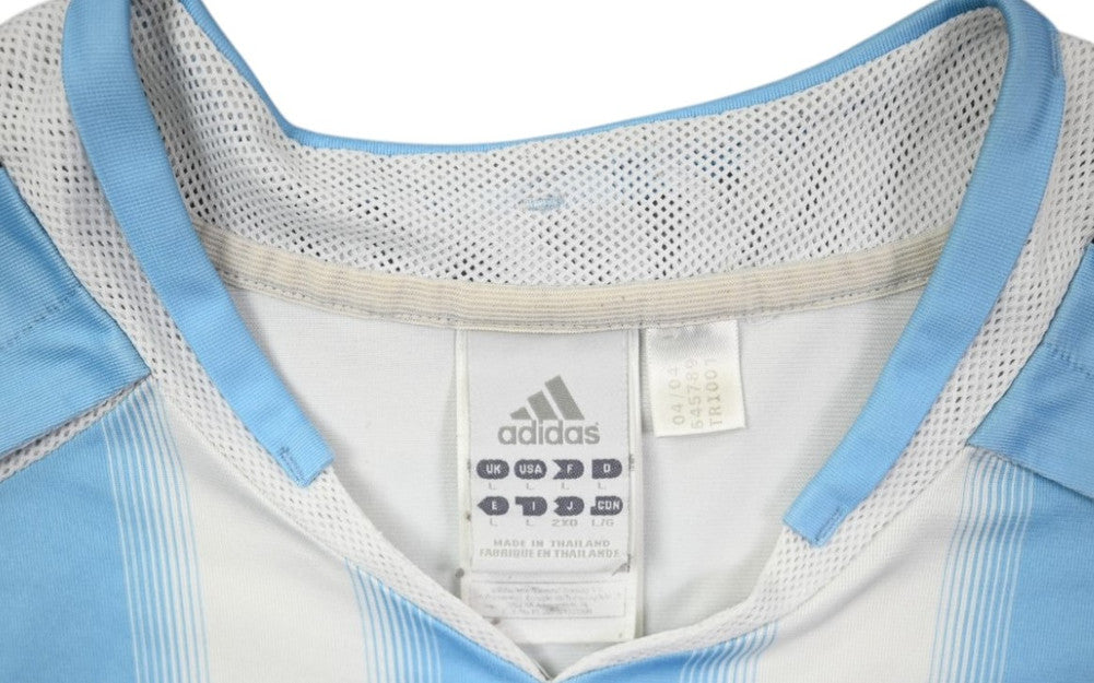 Maillot Argentine 2004-05 Adidas Domicile Crespo vintage L