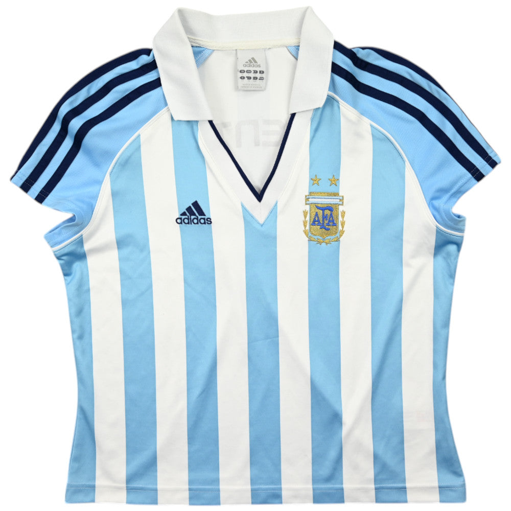 Maillot Argentine 2004-05 Adidas Domicile Femme XL Vintage