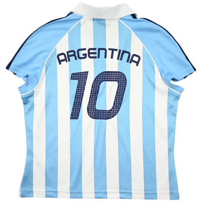 Maillot Argentine 2004-05 Adidas Domicile Femme XL Vintage