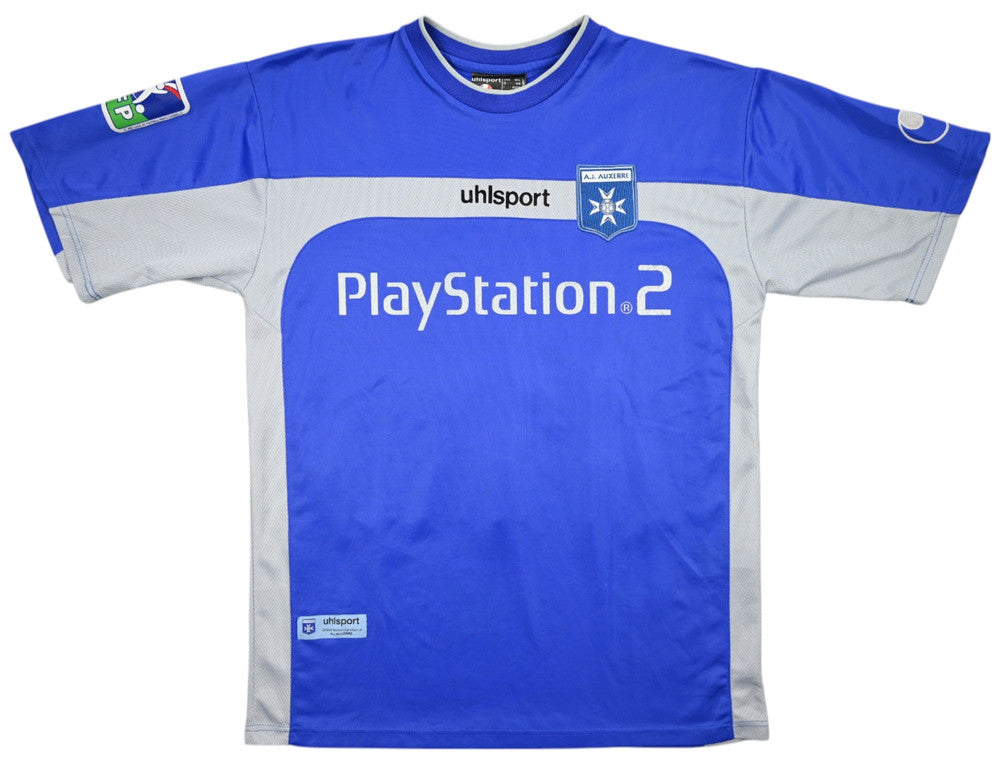 Maillot Auxerre Extérieur 2004-05 Uhlsport Benjani vintage