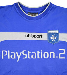 Maillot Auxerre Extérieur 2004-05 Uhlsport Benjani vintage