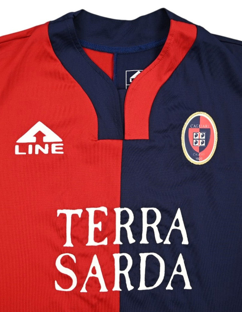 Maillot Cagliari Calcio 2004-05 Domicile A Line Vintage - Serie B