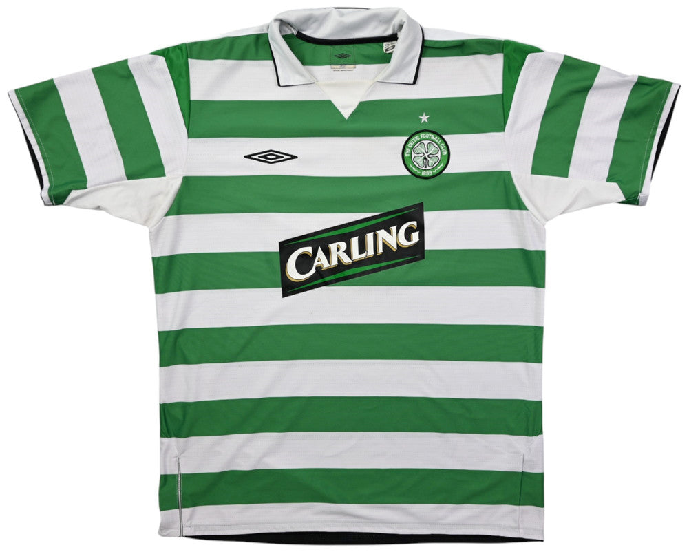 Maillot Celtic FC 2004-05 Domicile Umbro Carling vintage XL