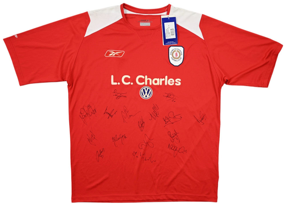 Maillot Crewe Alexandra 2004-05 Domicile Reebok Vintage Neuf