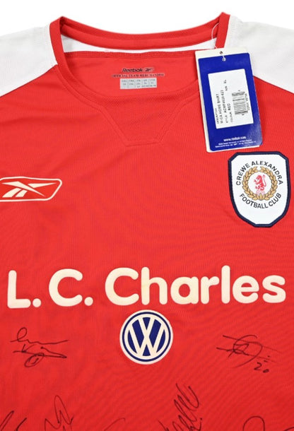 Maillot Crewe Alexandra 2004-05 Domicile Reebok Vintage Neuf