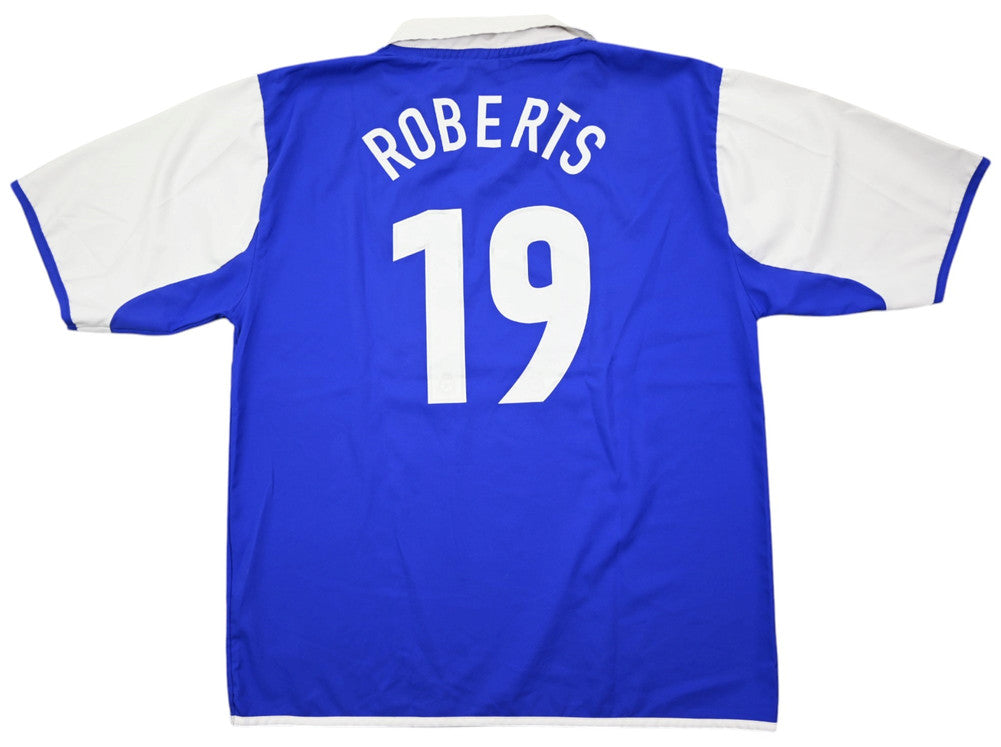 Maillot Gillingham 2004-05 Domicile Vintage Signé Ivan Roberts XL