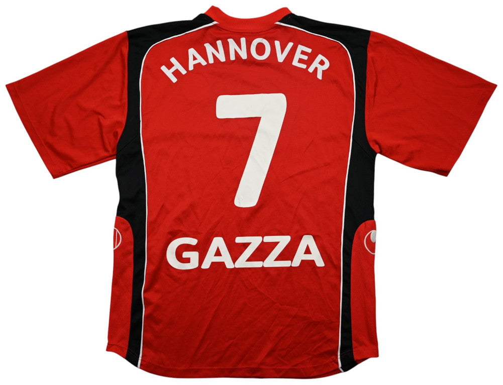 Maillot Hannover 96 Domicile 2004-05 Uhlsport Gazza vintage