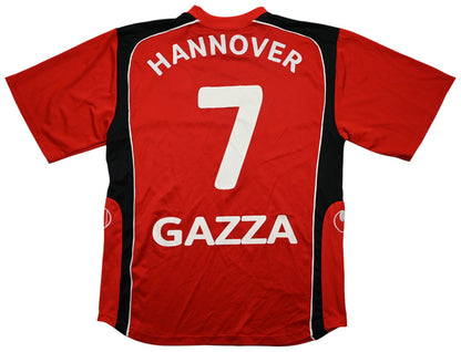 Maillot Hannover 96 Domicile 2004-05 Uhlsport Gazza vintage