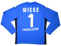 Maillot Gardien Kaiserslautern 2004-05 Kappa Wiese Vintage XXL