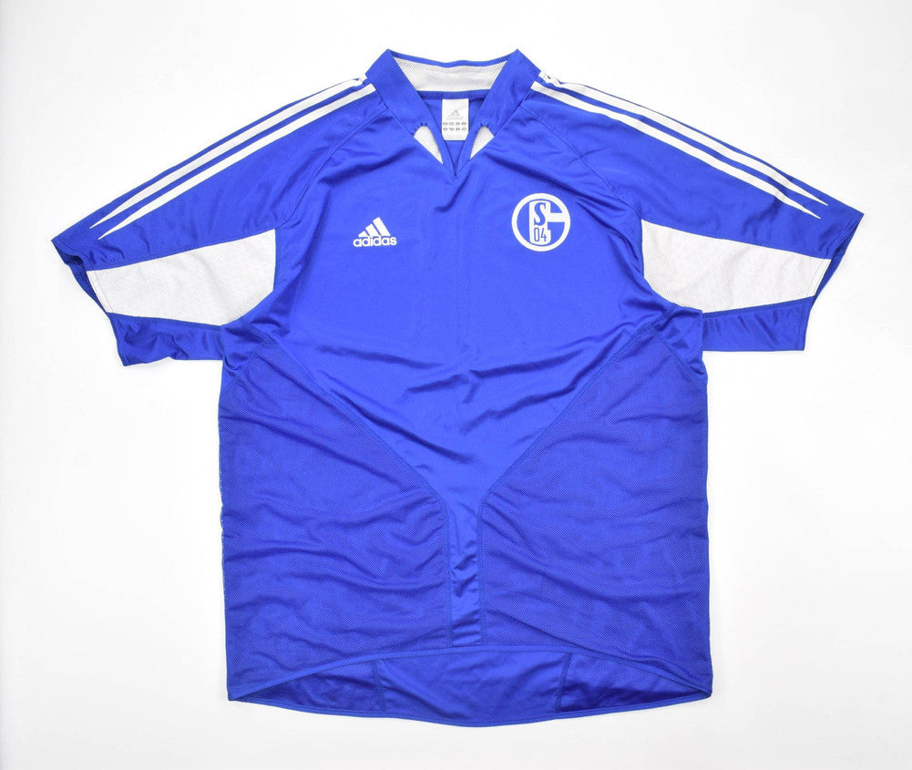 Maillot Schalke 04 Domicile Adidas 2004-05 Vintage XL