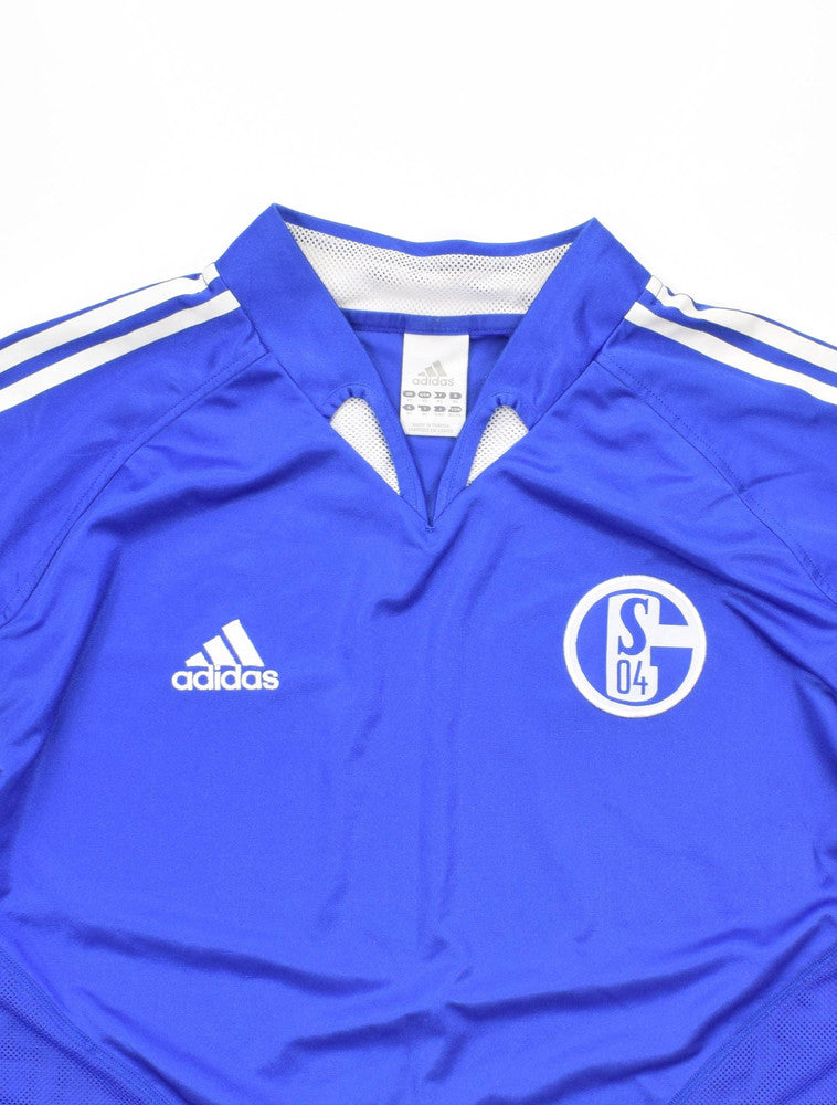 Maillot Schalke 04 Domicile Adidas 2004-05 Vintage XL