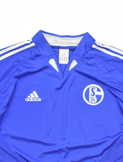 Maillot Schalke 04 Domicile Adidas 2004-05 Vintage XL