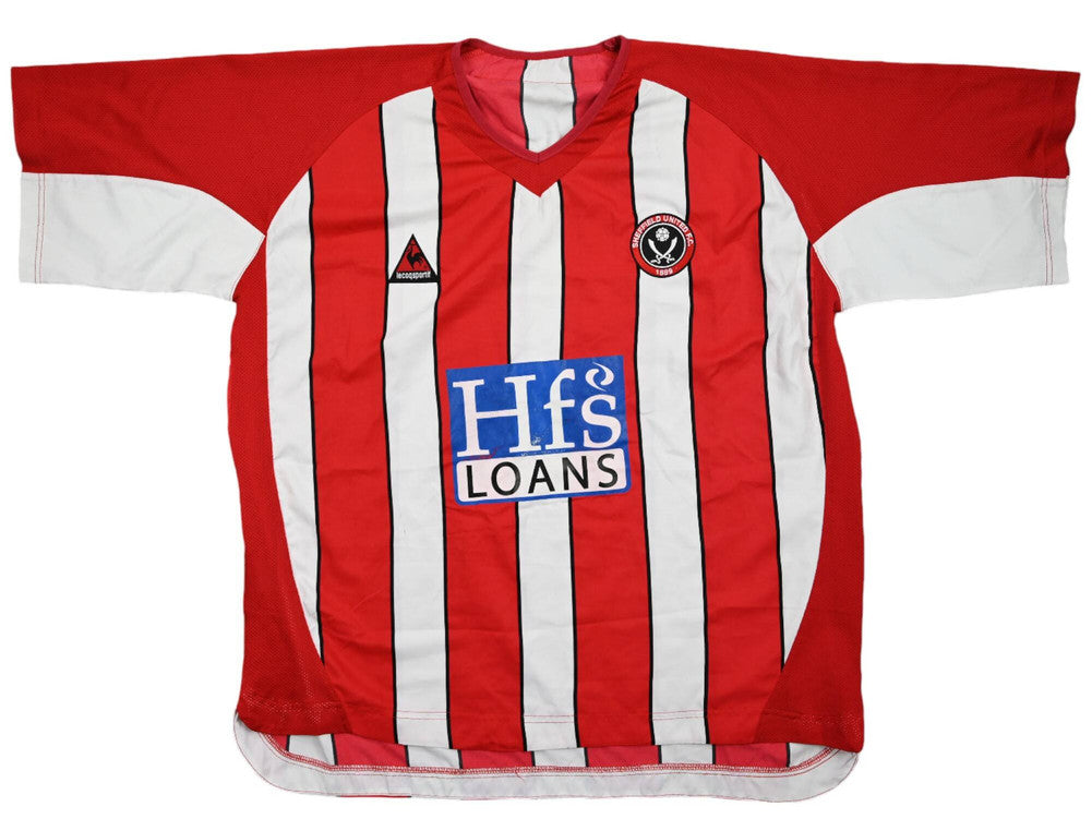 Maillot Sheffield United 2004-05 Domicile Le Coq Sportif Vintage