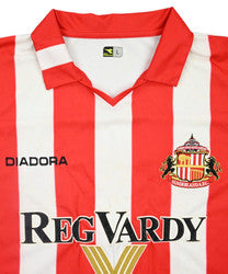 Maillot Sunderland 2004-05 Domicile Diadora Manches Longues Vintage