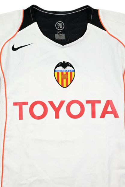 Maillot Valencia CF 2004-05 Nike Albelda Domicile Vintage