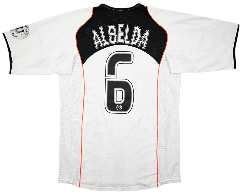 Maillot Valencia CF 2004-05 Nike Albelda Domicile Vintage