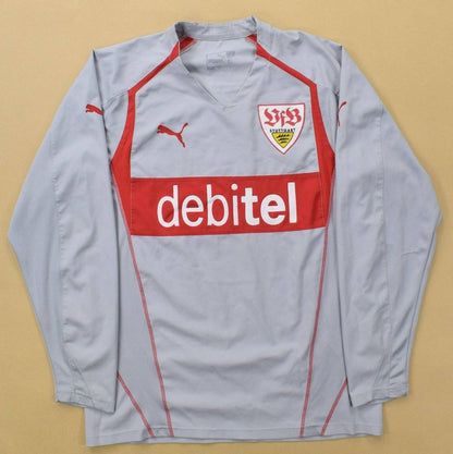 Maillot VFB Stuttgart Extérieur Puma 2004-05 Vintage Longsleeve