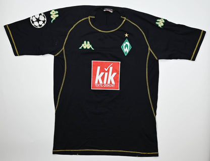 Maillot Werder Bremen Extérieur Kappa 2004-05 Valdez vintage