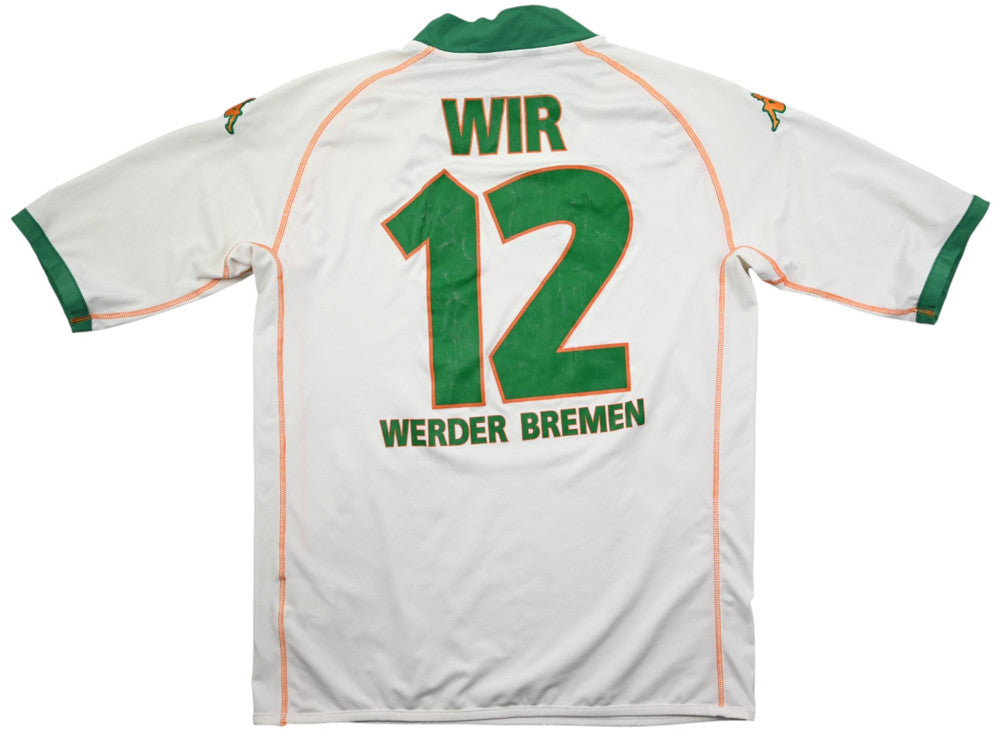 Maillot Werder Bremen Domicile Kappa 2004-05 vintage WIR