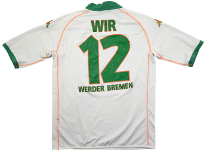 Maillot Werder Bremen Domicile Kappa 2004-05 vintage WIR
