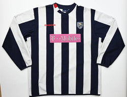 Maillot West Bromwich Albion 2004-05 Diadora Domicile Vintage XL