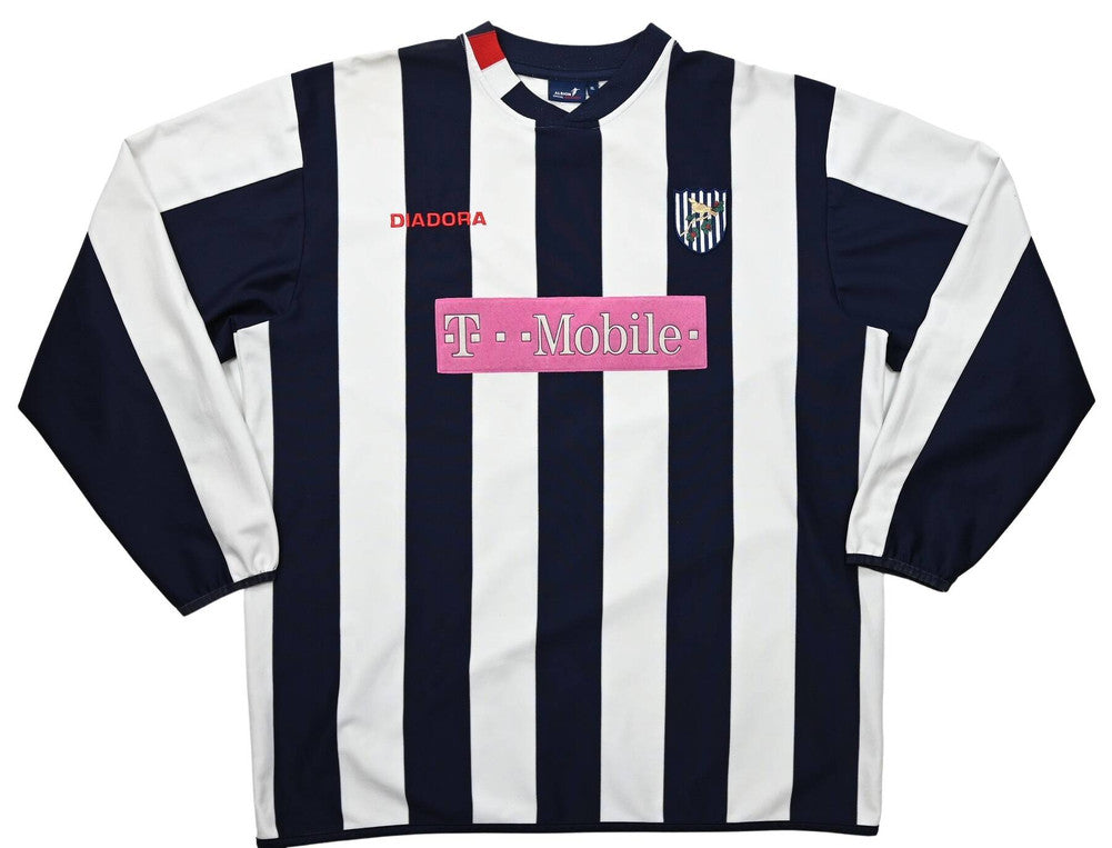 Maillot West Bromwich Albion 2004-05 Diadora Domicile Vintage XL
