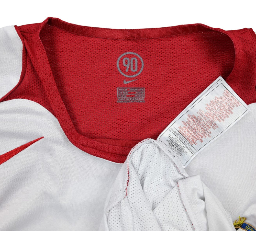 Maillot Wisła Kraków 2004-05 Domicile Manches Longues Nike