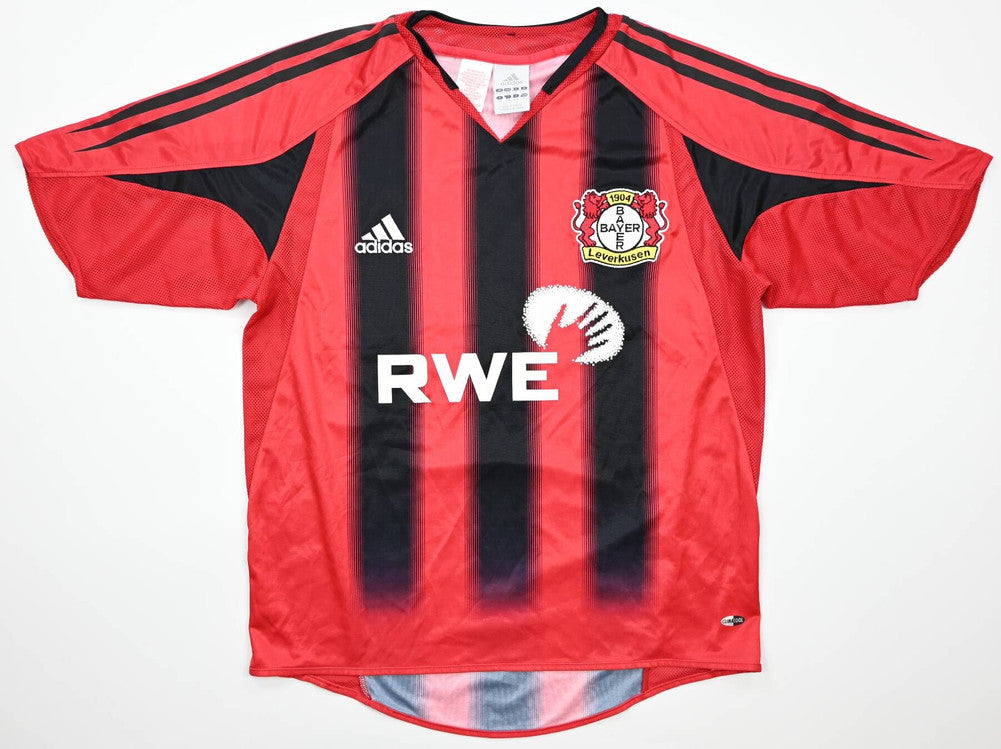 Maillot Bayer Leverkusen 2004-06 Adidas Domicile Vintage