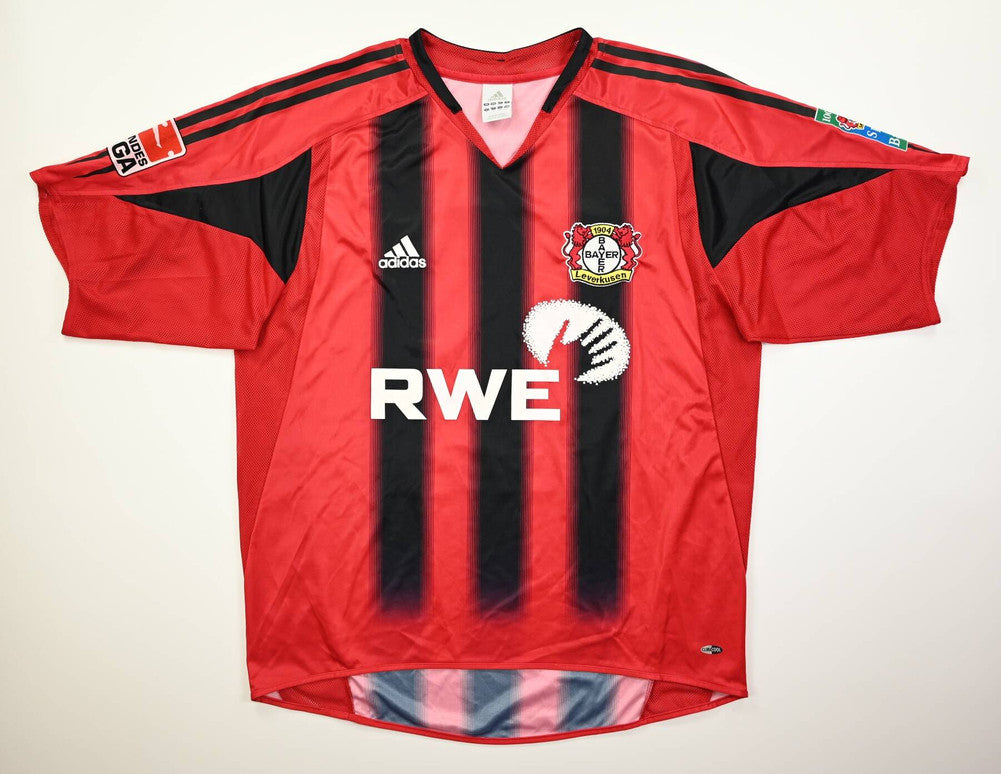 Maillot Bayer Leverkusen 2004-2006 Adidas Fritz vintage