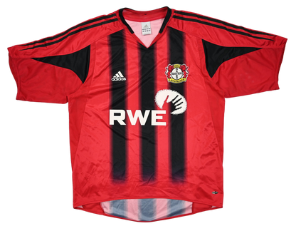 Maillot Bayer Leverkusen 2004-2006 Adidas Fritz vintage
