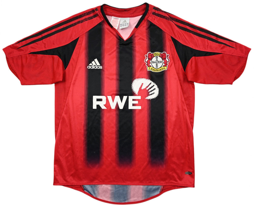 Maillot Bayer Leverkusen Domicile Adidas 2004-06 Vintage
