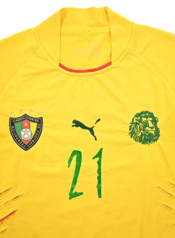 Maillot Cameroun Domicile Puma 2004-2006 Vintage Collector