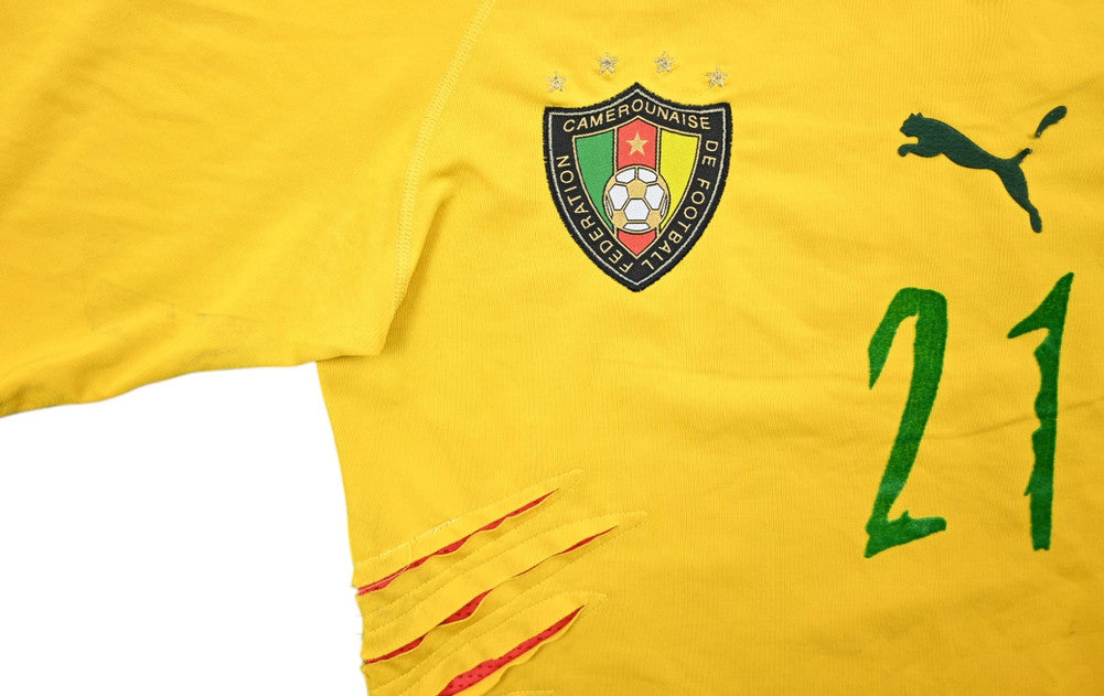 Maillot Cameroun Domicile Puma 2004-2006 Vintage Collector